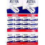 Astra Superior Stainless Double Edge Razor Blades 100 Pieces front view