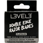 L3 Level 3 Platinum Double Edge Razor Blades pack front view