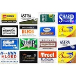Razor Blades Club 100 double edge razor blade sampler pack front view