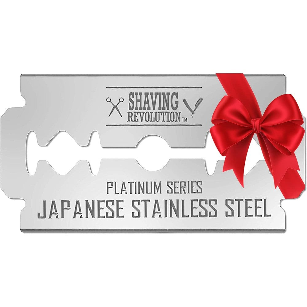 Shaving Revolution platinum double edge razor blades 50 count box