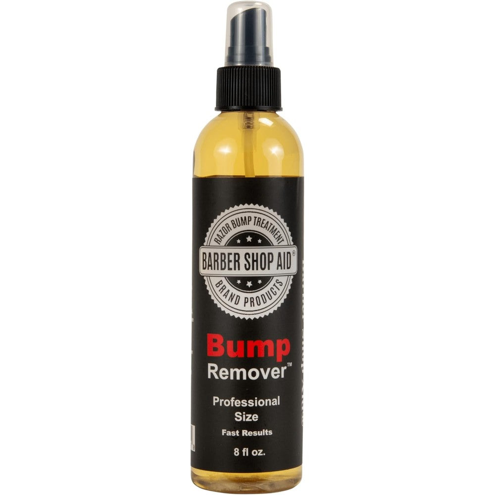 Barber Shop Aid Bump Remover Spray front view bottle for razor bump relief
