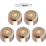 Bnf Generation 3 replacement heads for Flawless facial hair remover front view
