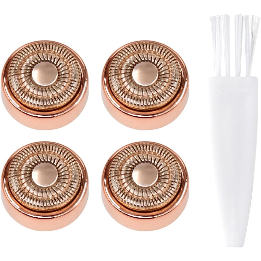 Tuokiy Generation 2 replacement heads for flawless facial hair remover front view