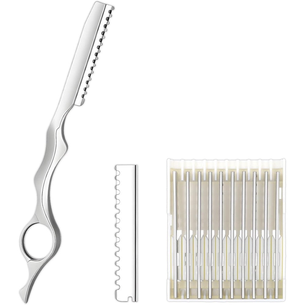 Danial professional hair styling thinning razor front view