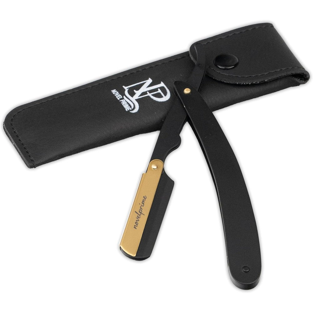 Novel Prime professional straight razor front view