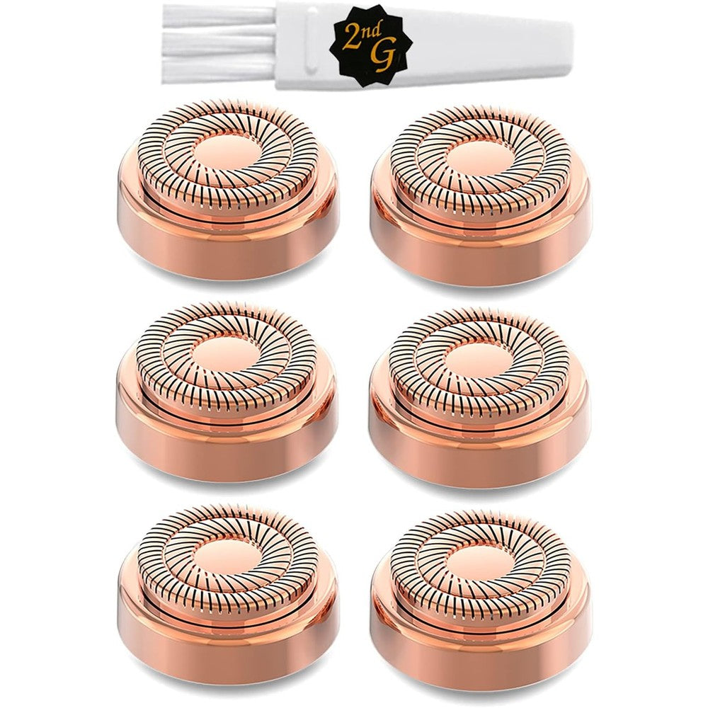 Tuokiy replacement heads for flawless facial hair remover front view