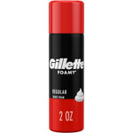 Gillette Foamy Regular Shaving Foam 2 Ounce front view canister