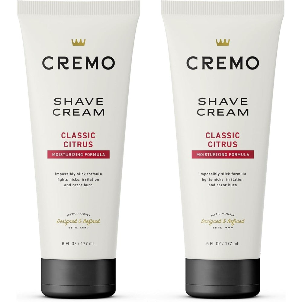Cremo Shaving Cream for Men Original Ultra Slick Formula Pack of 2