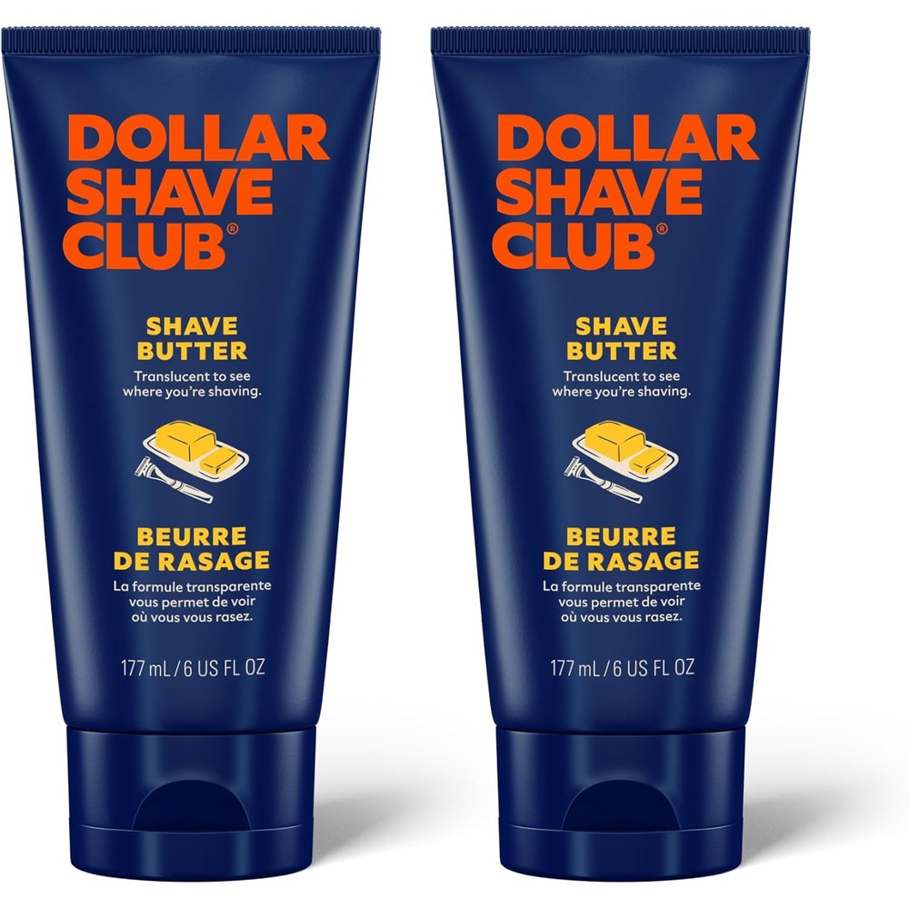 Dollar Shave Club Shave Butter 2 pack front view authentic USA import
