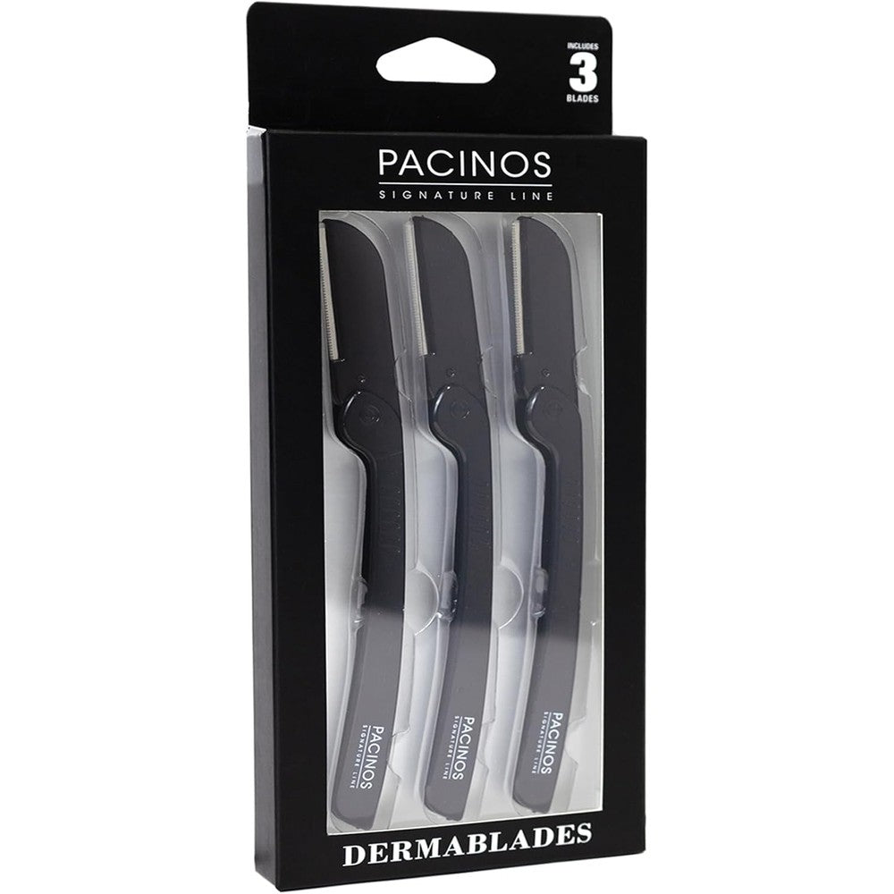 Pacinos Derma Blades for Men 3-pack front view