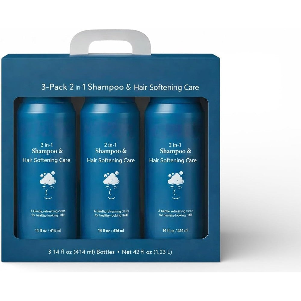 Harrys Mens 2-in-1 Shampoo and Conditioner bottles front view