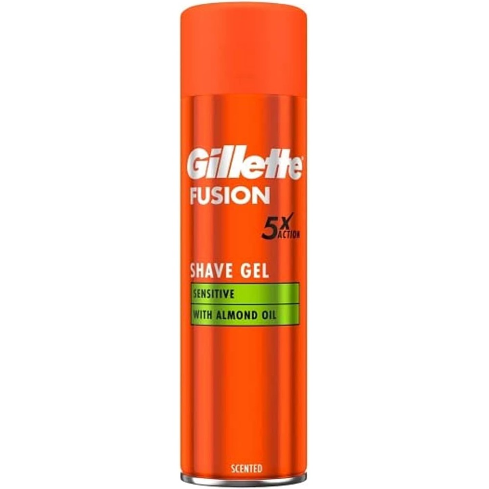 Gillette Fusion5 Ultra Sensitive Men's Shaving Gel front view