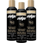 Edge Shave Gel Cedarwood and Shea Butter 3 pack front view
