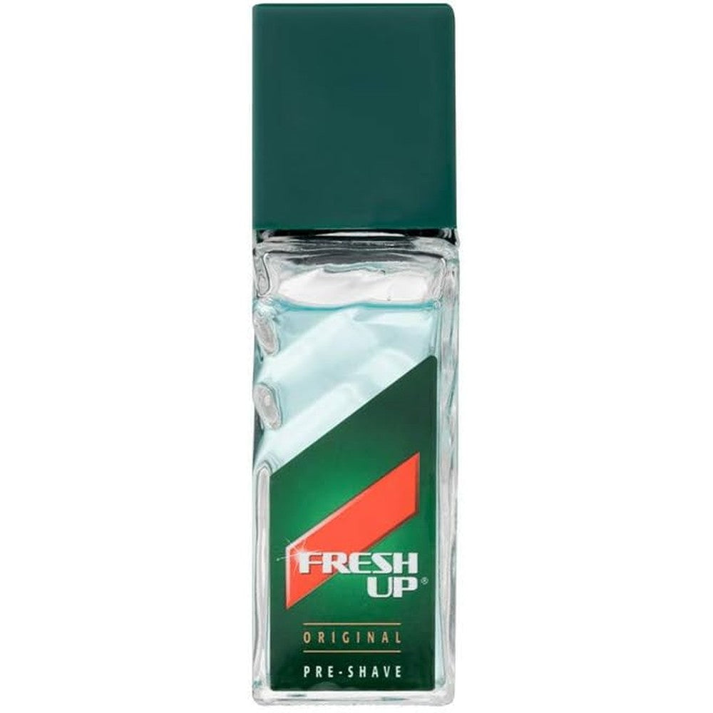 GEEN Fresh Up Original Pre Shave Depper bottle front view for mens grooming