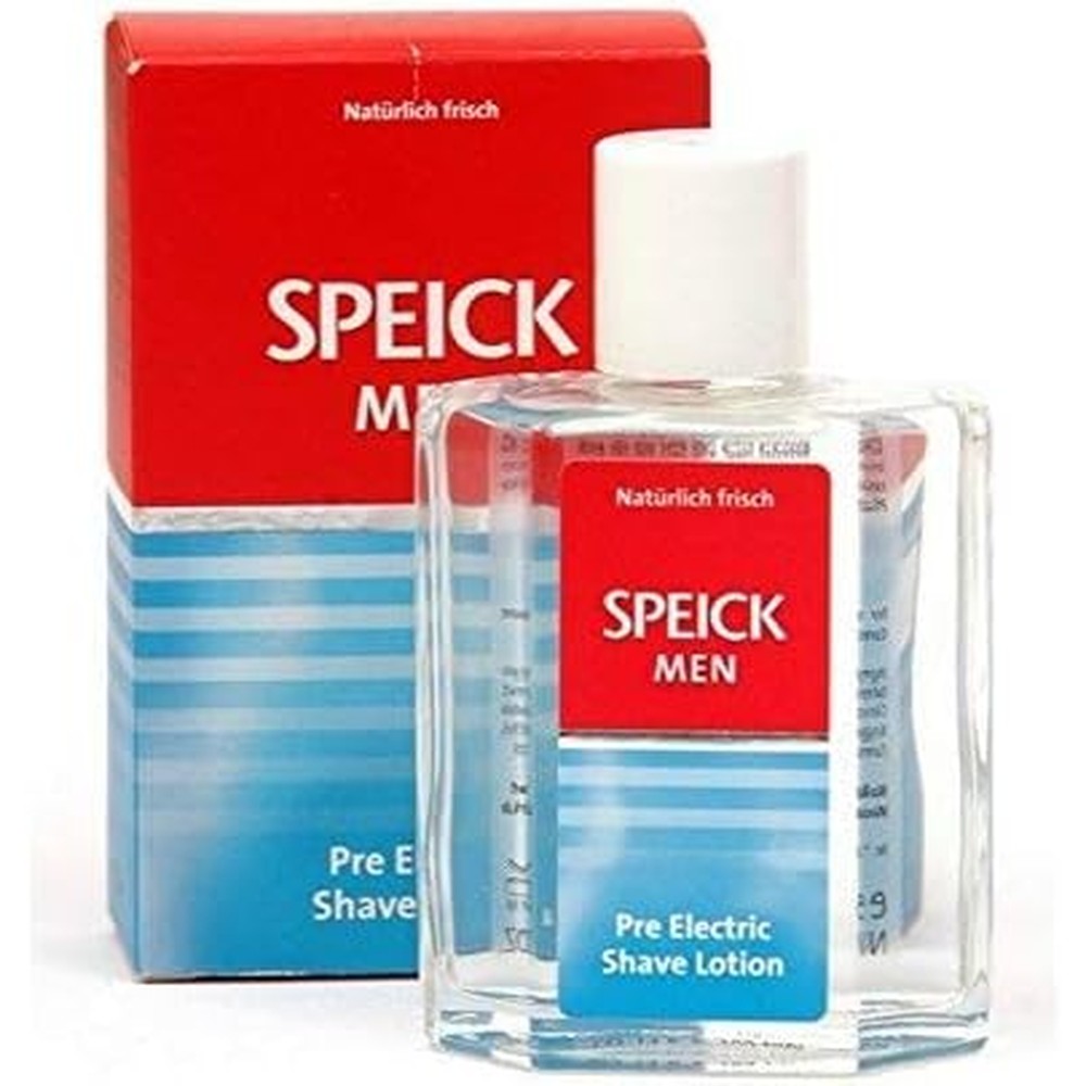 Speick Men Pre Electric Shave Lotion authentic German shaving care bottle front view