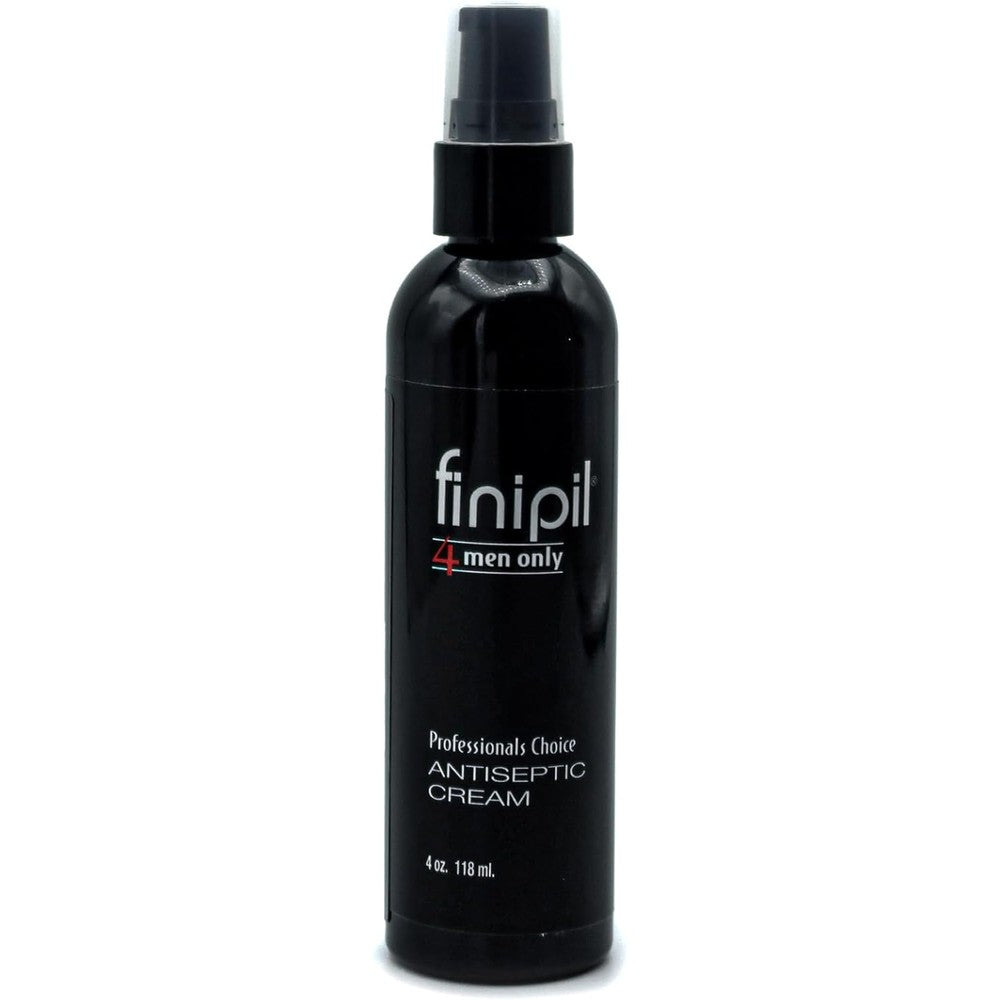 Finipil 4 Men Only after shave cream front view bottle for preventing ingrown hairs