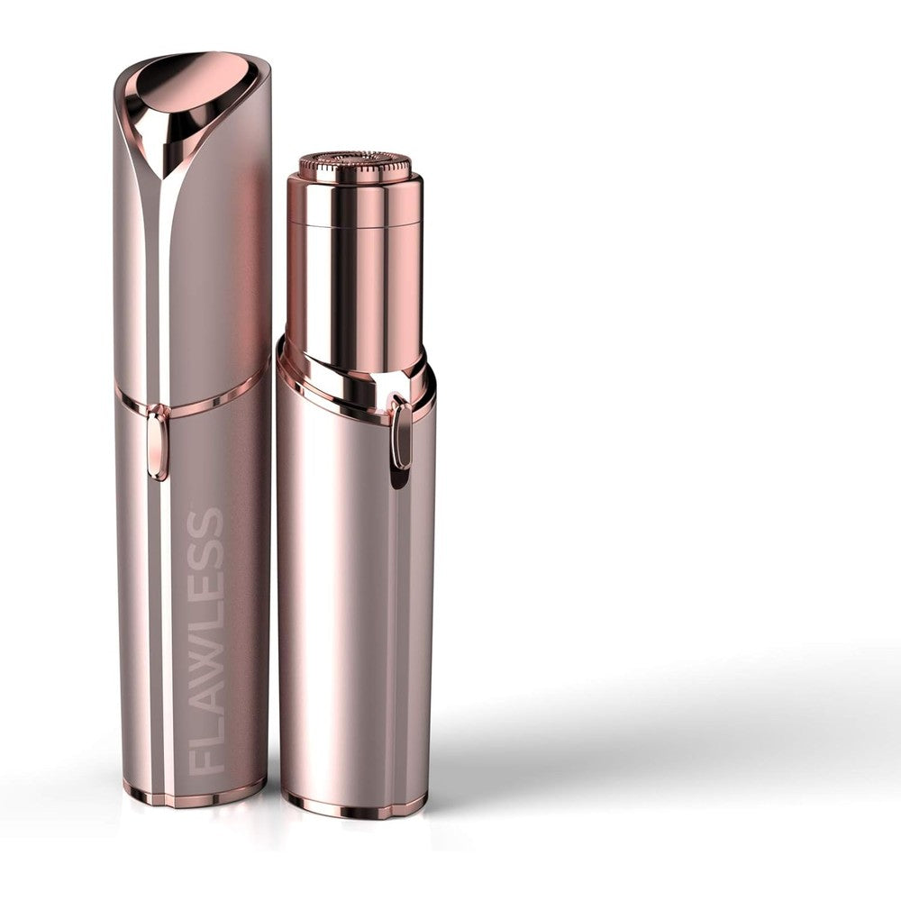 Finishing Touch Flawless facial hair remover in blush rose gold
