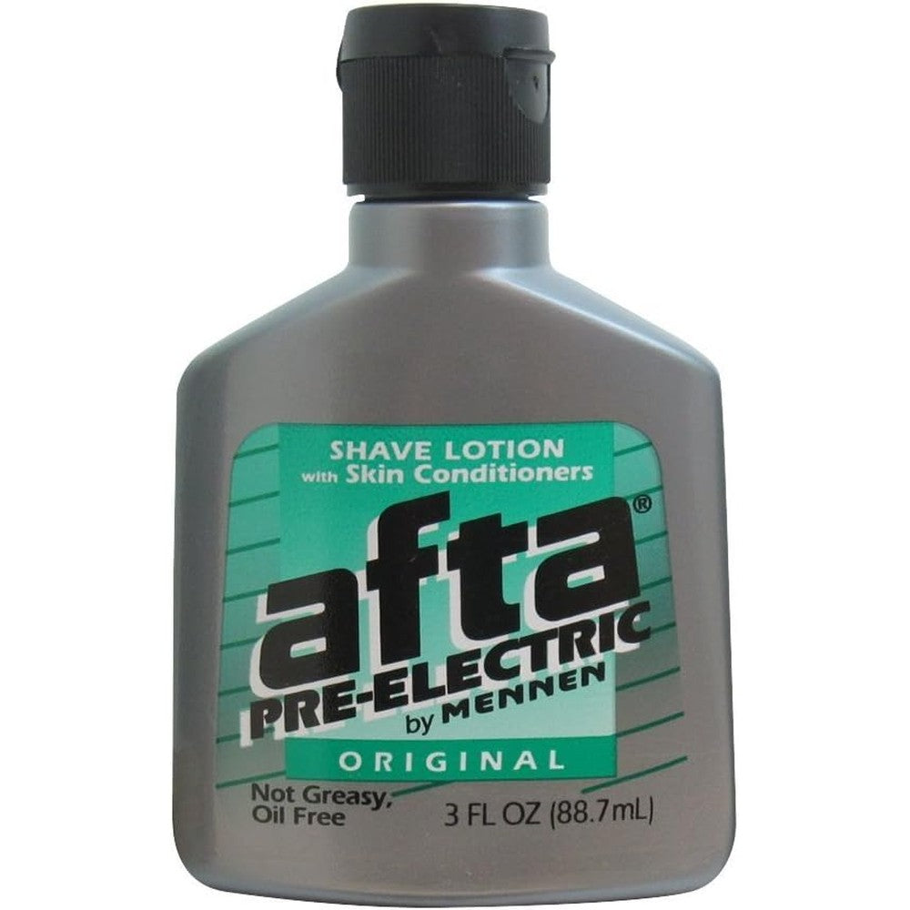 Afta Pre-Electric Shave Lotion Original 3 Fluid Ounces front view 6 pack
