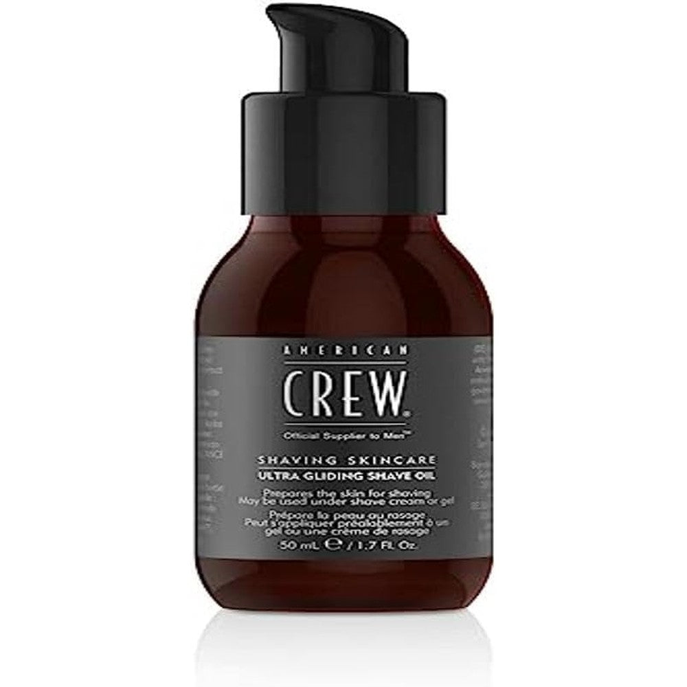 American Crew Ultra Gliding Shave Oil bottle front view