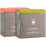 MÜHLE Shaving Care Shaving Soap Duo set featuring Aloe Vera and Grapefruit Mint bars