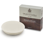 Truefitt & Hill Sandalwood Luxury Shaving Soap Refill puck front view