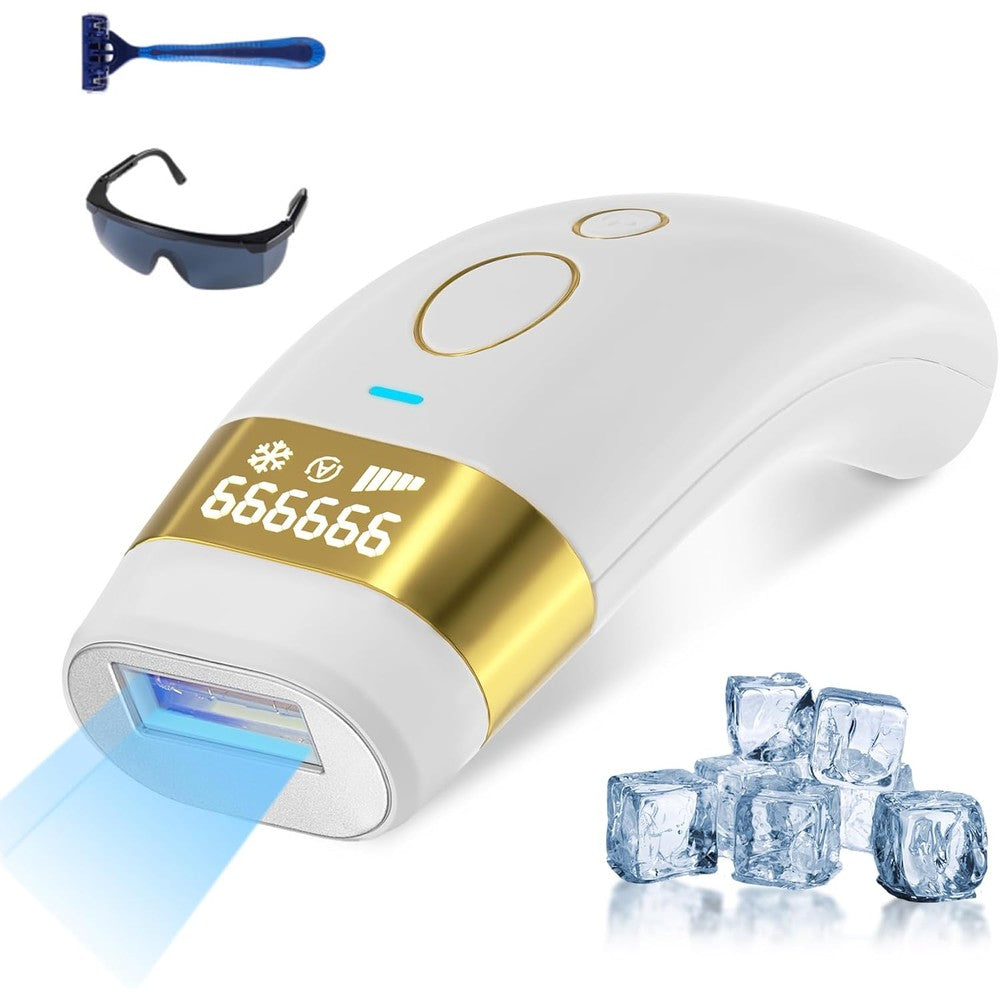 Iouniya laser hair removal with ice cooling device front view
