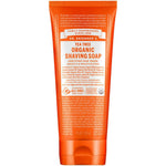 Dr Bronners Organic Shaving Soap Gel Tea Tree 7 Fluid Ounce front view package