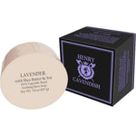 Henry Cavendish Lavender Shaving Soap puck front view