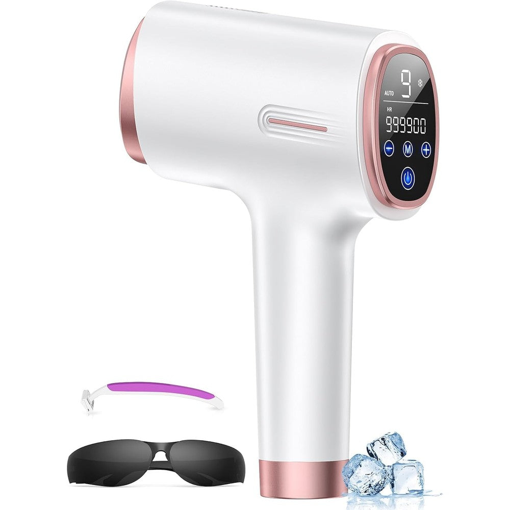 Finequin ice-cooling IPL hair removal device front view