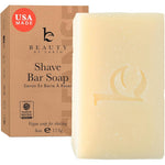 Beauty by Earth Organic Shave Bar Soap front packaging view