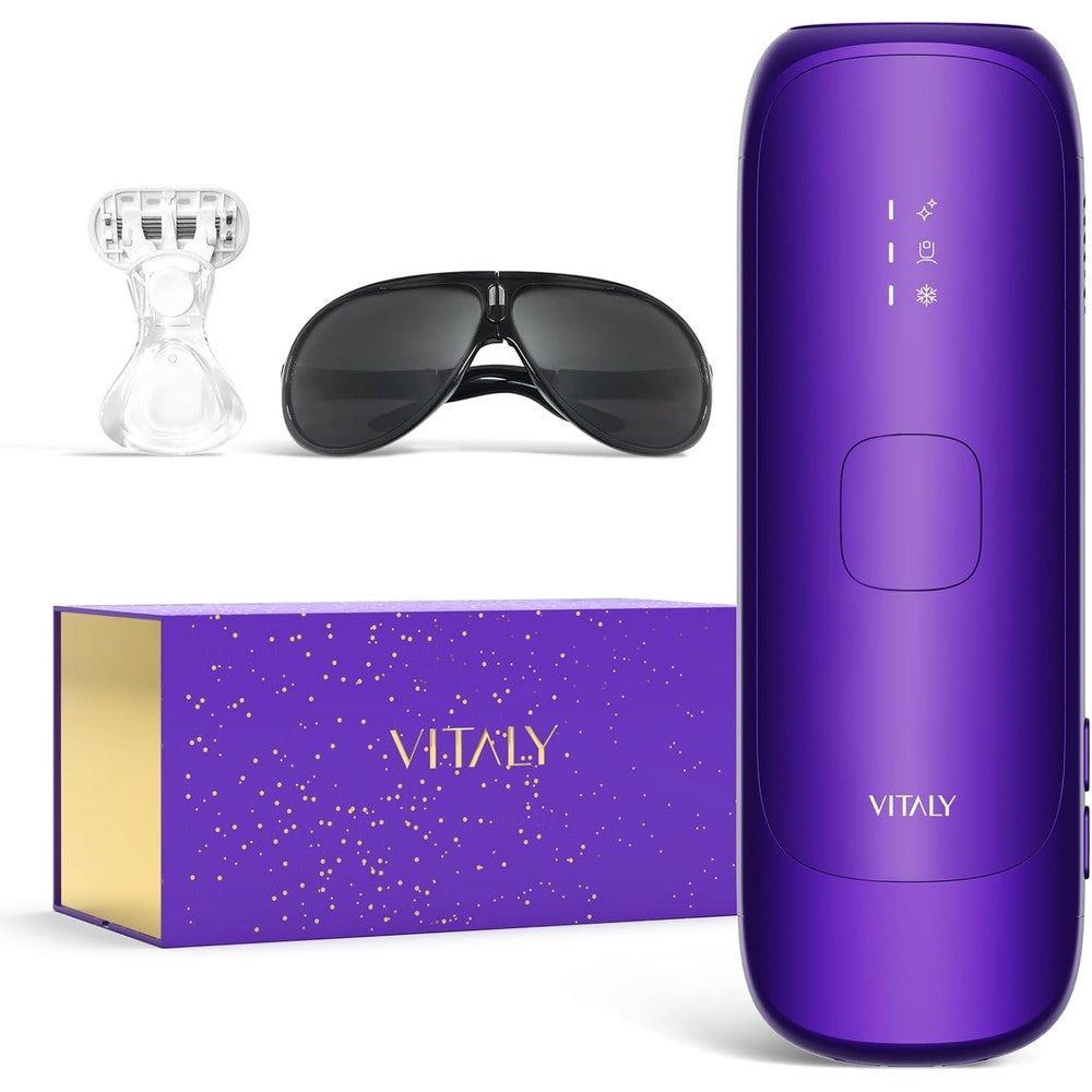 Innza IPL laser hair removal device in purple front view