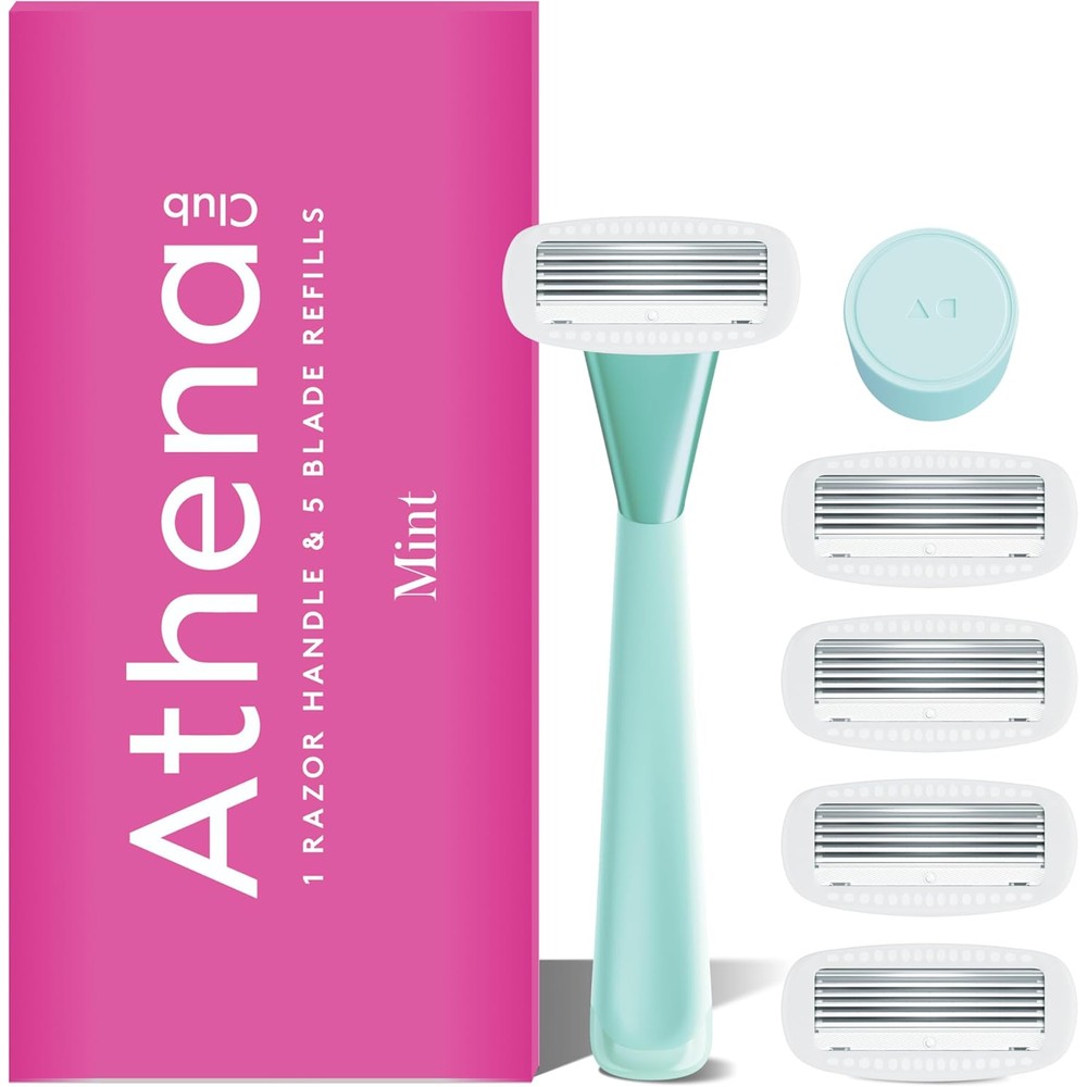 Athena Club Women's Razor Kit Mint front view package contents