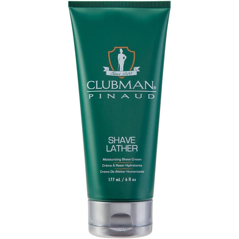 Clubman Pinaud Shaving Cream front view tube of professional men's shave lather