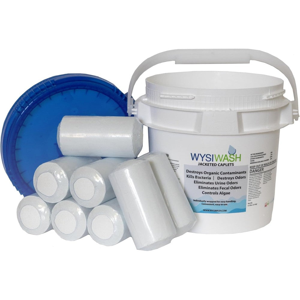 Wysiwash Jacketed Caplets 8 Pack Sanitizer Refills Front View