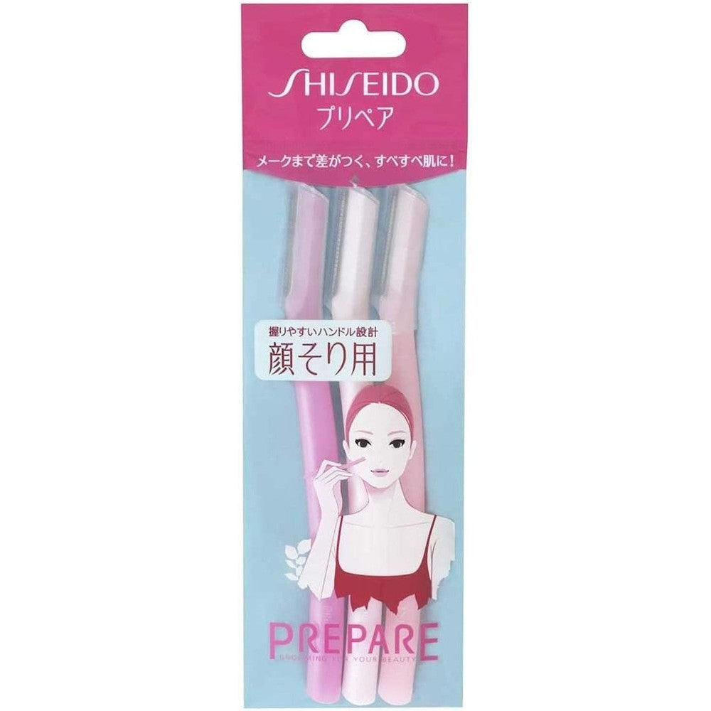 Prepare Finetoday face razor 3 pieces set front view