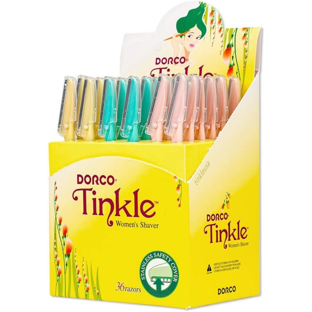Tinkle Women's Shaver Razors Pack of 36 front view packaging