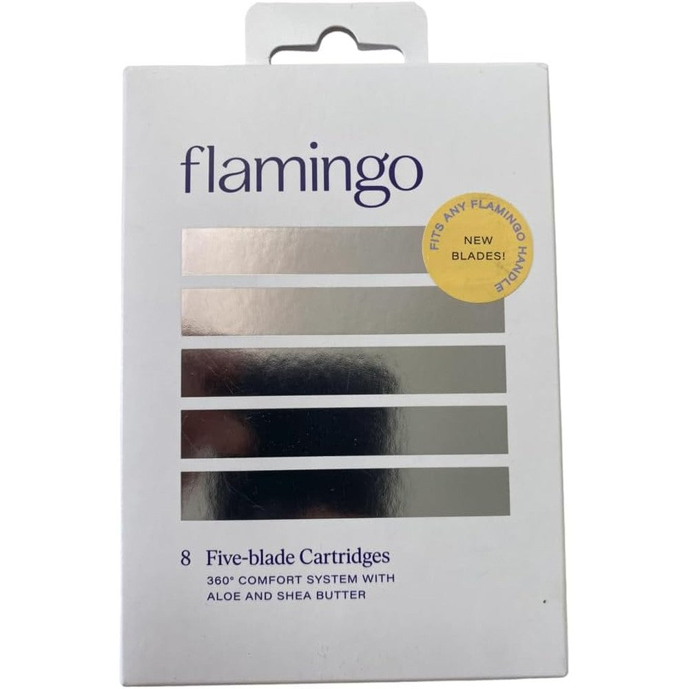 Flamingo Women's Razor Blade Refills 8 Pack front view