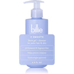 Billie V smooth shave gel and intimate cleanser bottle for pubic hair for females
