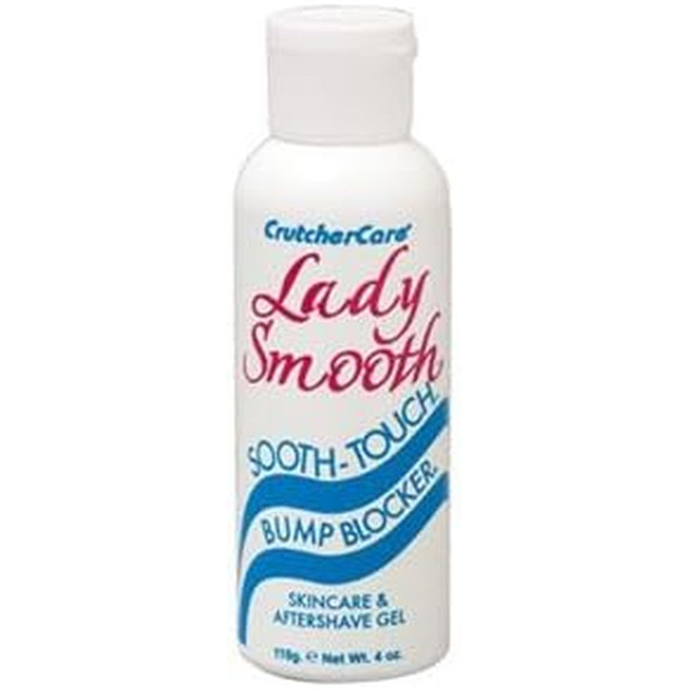 CrutcherCare Lady Smooth Sooth-Touch aftershave gel front view for bump prevention.