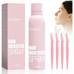 Jay Impex Hair Identifier Spray for Face Dermaplaning front view canister with pink label