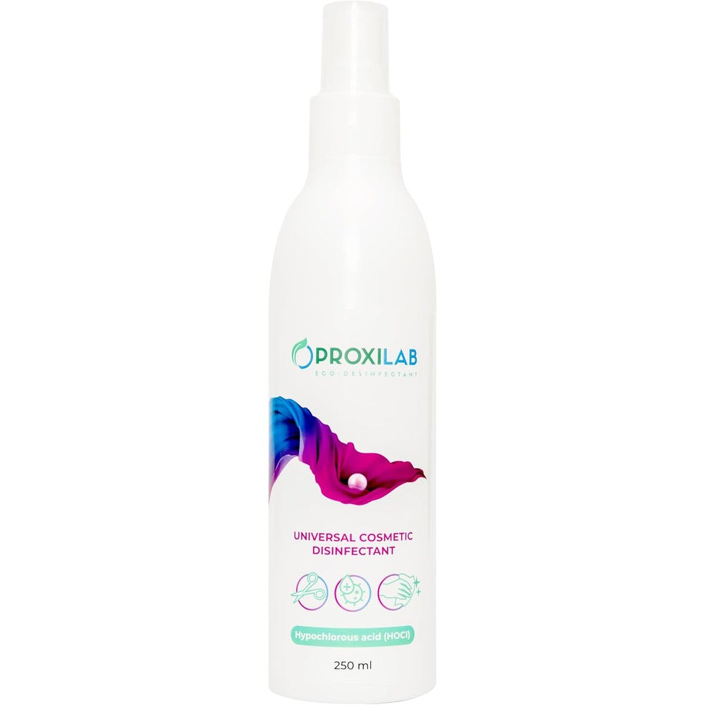 Proxilab Professional Cosmetic HOCl Spray 250 ml front view bottle for salon skin prep