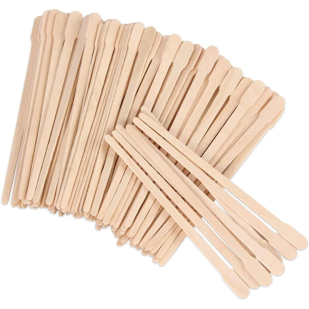 Tachibelle 250 Pieces Wooden Wax Sticks front packaging view showing professional mini facial waxing applicators.