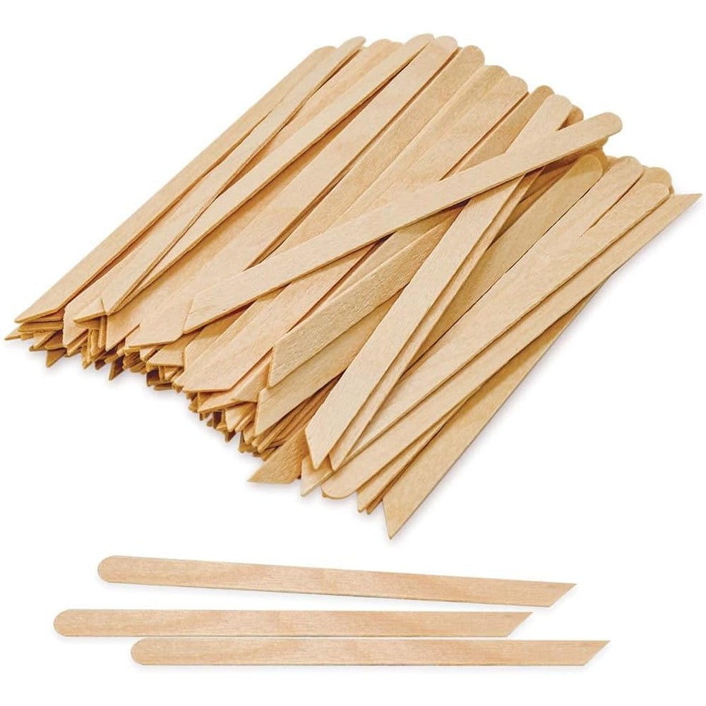 Tachibelle wooden wax sticks pack of 250 front view facial hair removal tools