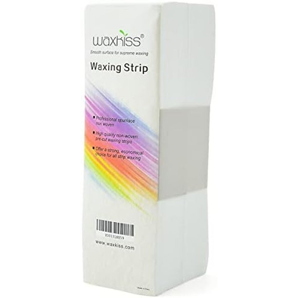 Waxkiss non woven wax strips front view packaging