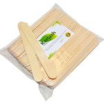 Karlash Large Wax Sticks front view of packaging showing premium wooden hair removal spatulas.