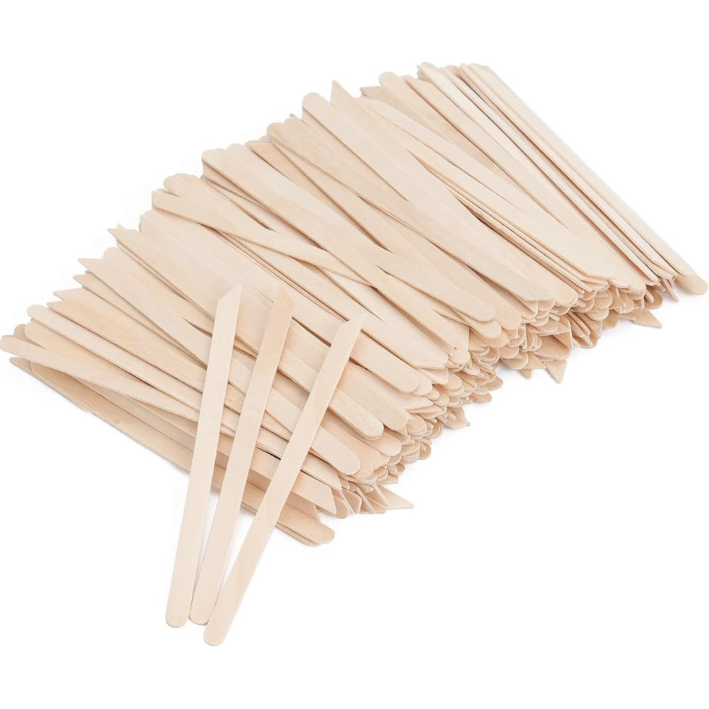 JIUHSHN wooden wax sticks 1000 pieces bulk pack front view showcasing premium birch wood applicator tools