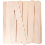Makerstep jumbo wooden multi purpose wax sticks one hundred pack front view