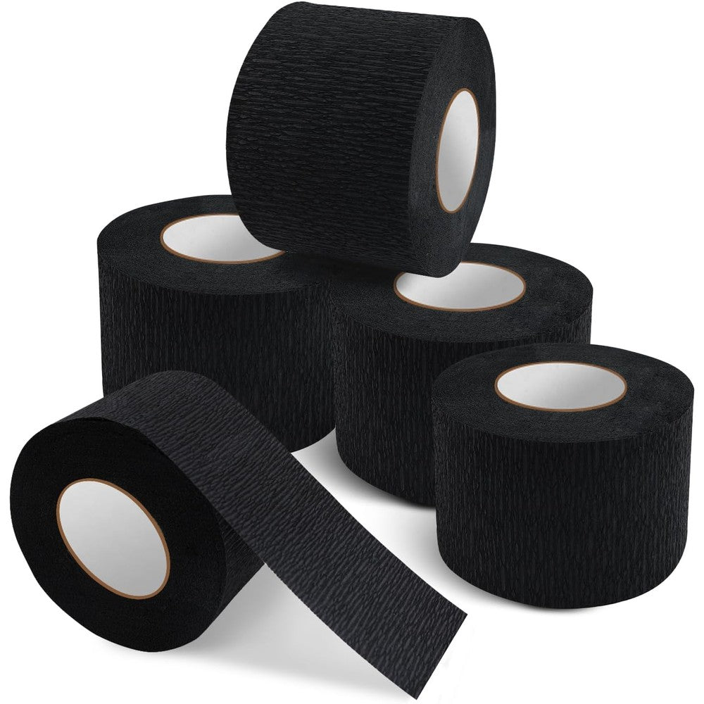 NICEMOVIC disposable barber paper neck strips 5 rolls packaging front view
