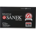 Graham Medical Sanek display neck strips box front view professional barber supply.