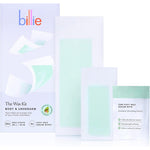 Billie women's wax kit for body and underarm featuring 36 soft gel wax strips